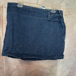 New York & Company Denim Mini Skirt